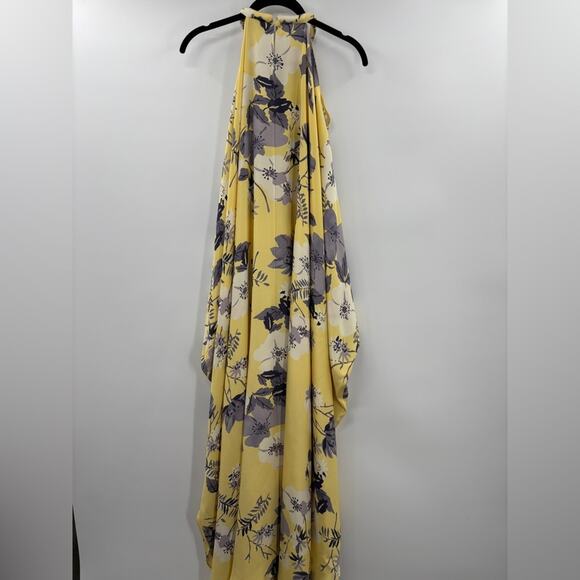 St.John Floral-Print Cold-Shoulder Silk Crepe De Chine Kaftan Dress - Picture 6 of 6